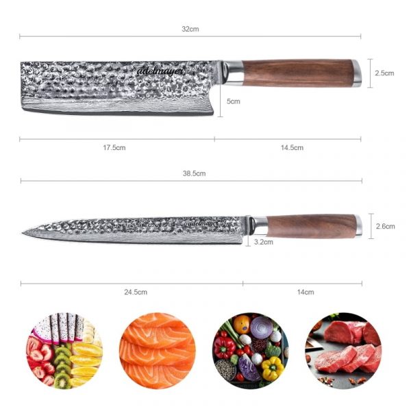 Damastmesser-Nakirimesser-und-Filetiermesser-245-cm-Maße