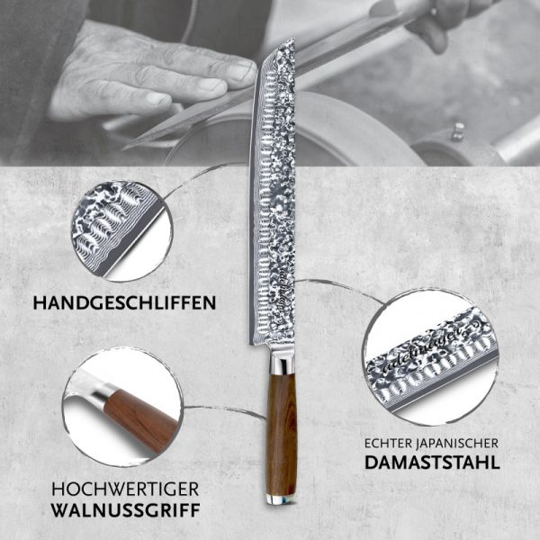 Damast Brisketmesser Eigenschaften