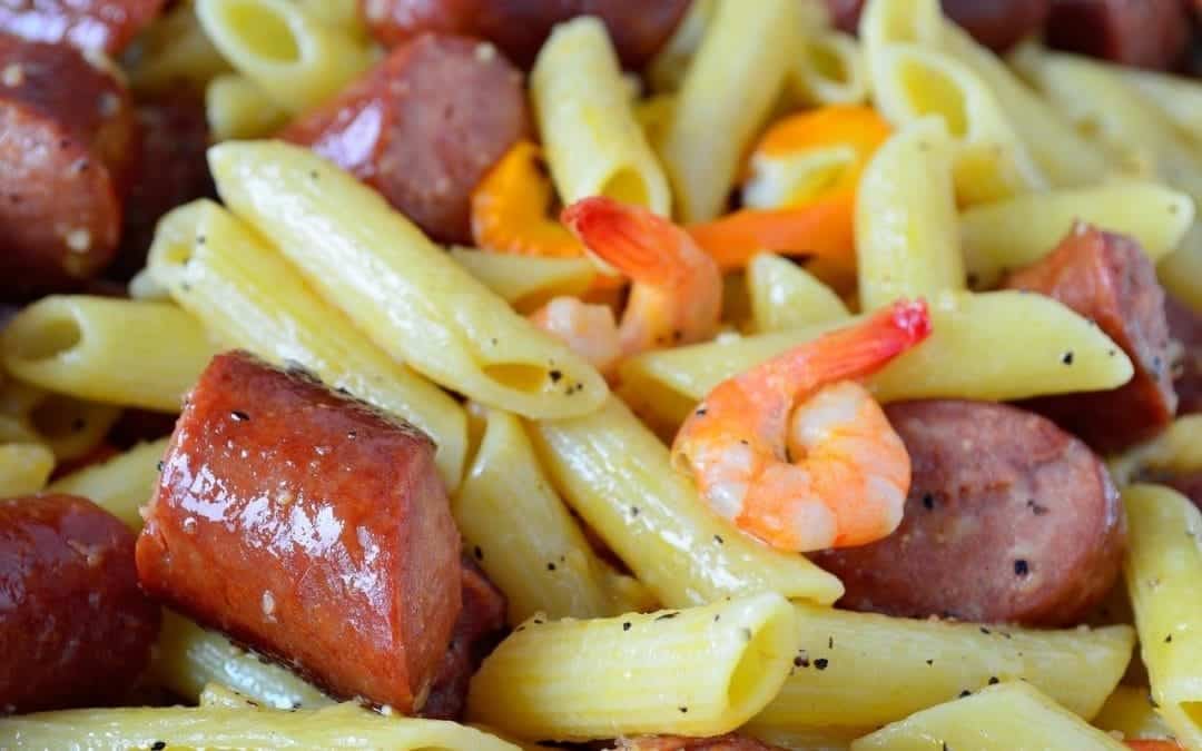 Delicious salsiccia pasta