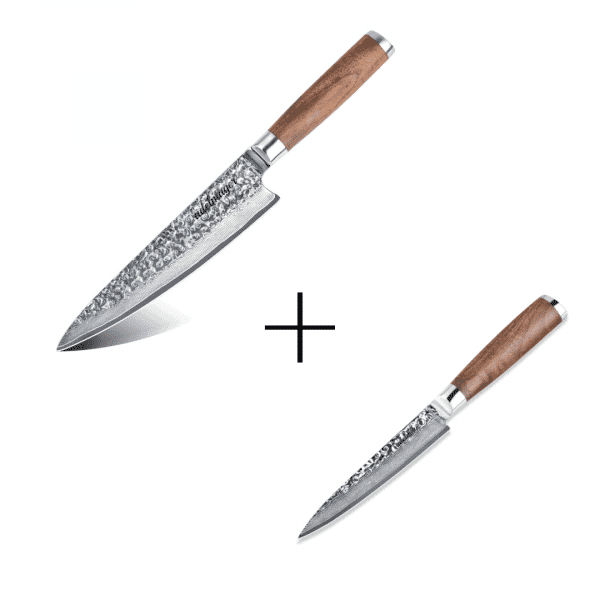 Damastmesser-Küchenmesser-und-Allzweckmesser