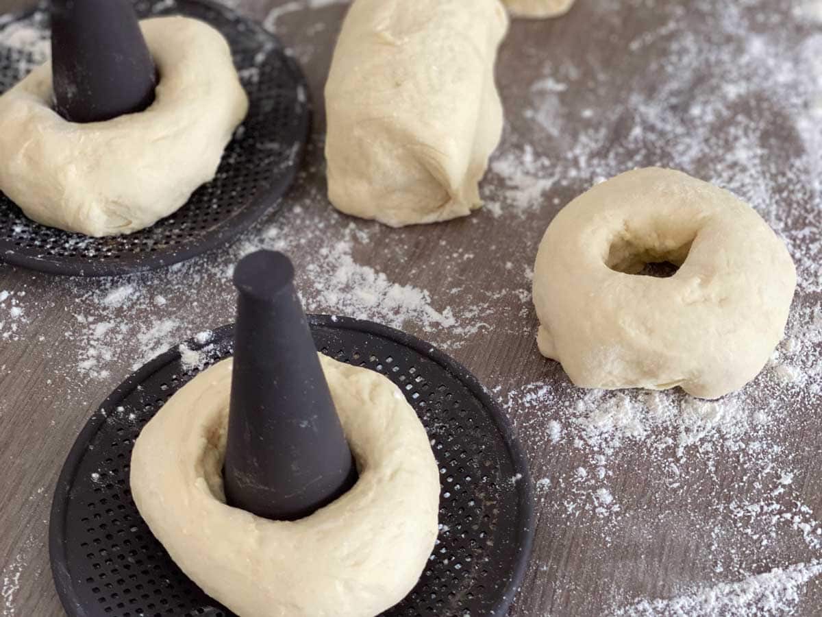 Bagel Zubereitung Bagel Zubereitung