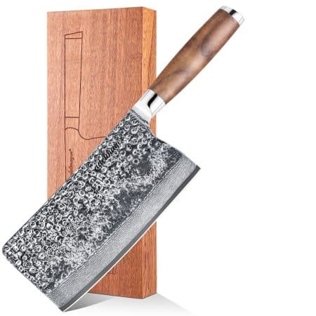 adelmayer Damascus cleaver 2