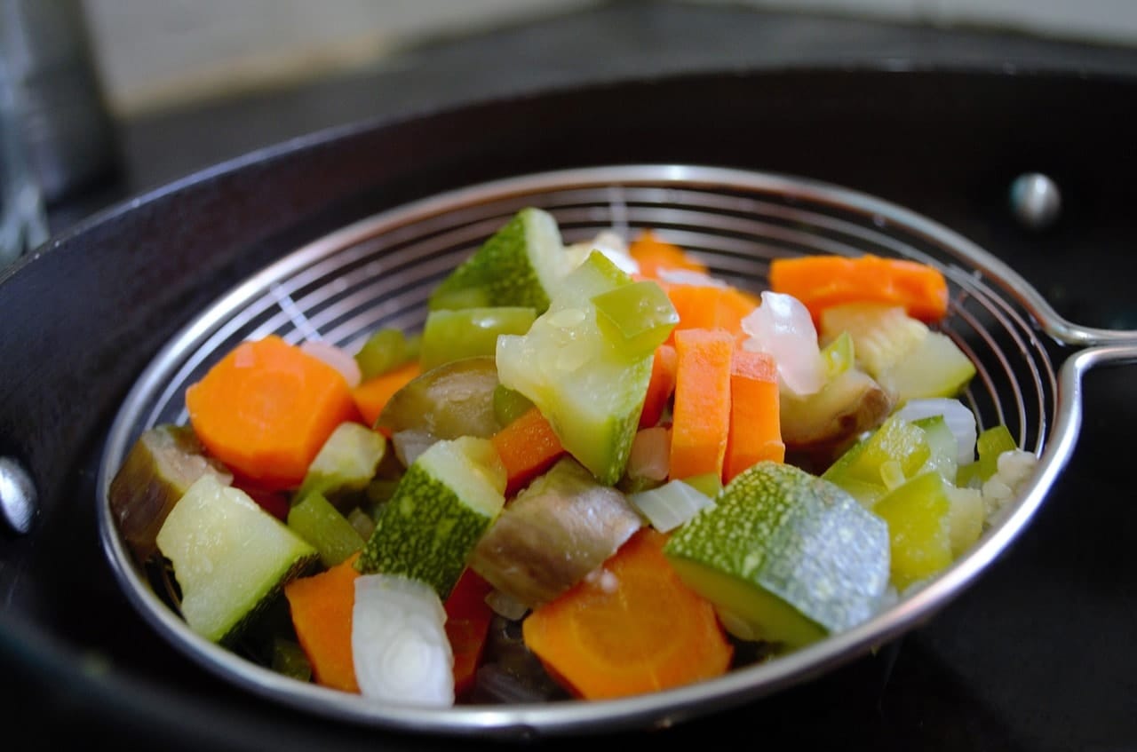 Hähnchen mit Ofengemüse