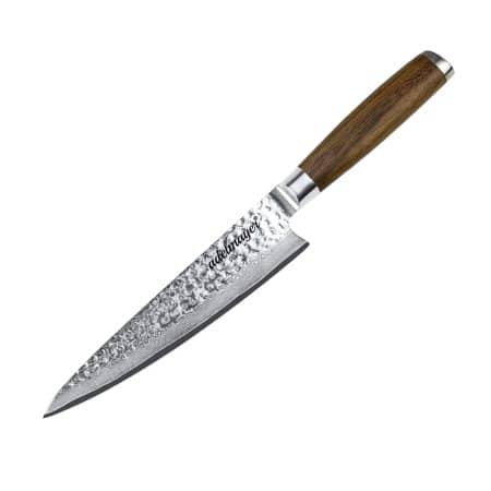 adelmayer® damastmesser küchenmesser 20 cm handgeschliffen und mit walnussgriff (kopie)