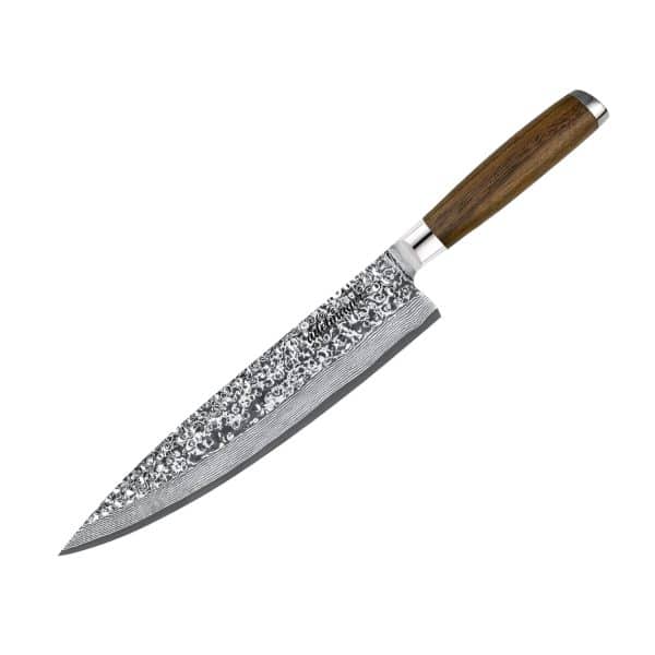 adelmayer® damast küchenmesser 25,5 cm handgeschliffen und mit walnussgriff (kopie)