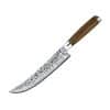 adelmayer® b ware damast zerlegemesser 26 cm handgeschliffen und mit walnussgriff