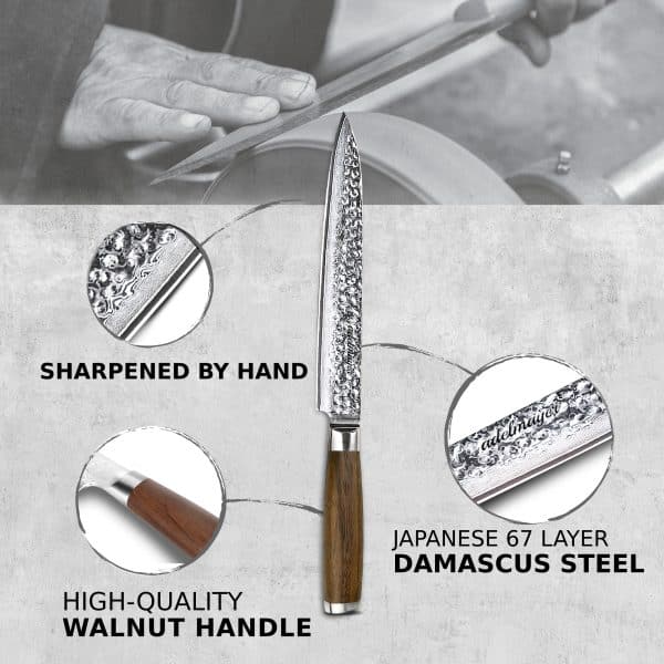 damascus filleting knife 4