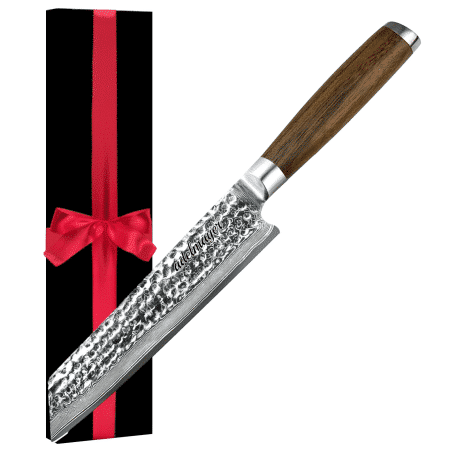 Wrapped gift and engraved razor.